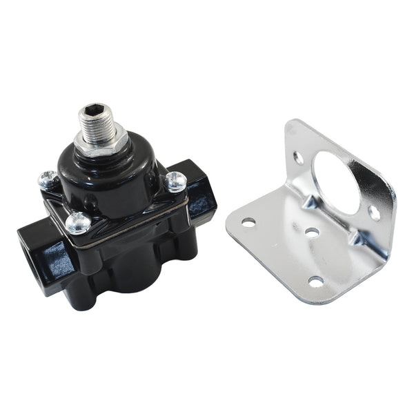 Holley Style 1 to 4 PSI Adjustable Fuel Pressure Regulator Black ...