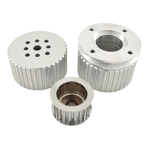 Holden 253 308 Gilmer Drive Kit Silver Billet Aluminium w/Belt Performance Warehouse