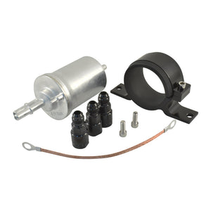 GM LS EFI Fuel Filter/Regulator Kit with Billet Aluminium Bracket & Fittings
