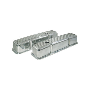 SB CHEV Finned Aluminium SBC Valve Covers Tall Cal Custom 283 327 350 383 400
