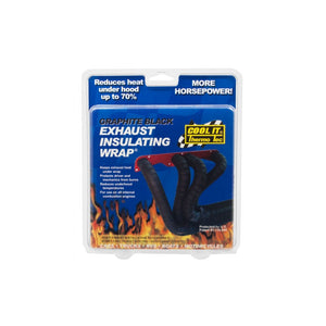 Thermo-Tec Black Graphite Exhaust Insulating Wrap 2 In. Wide 50 Ft. Roll 11022
