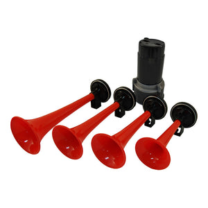 Tequila 4 Trumpet Musical Air Horns 12V