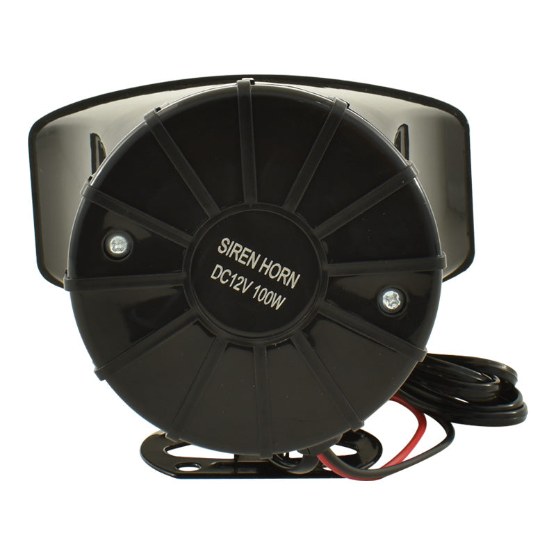 7 Tone Alarm Horn With Microphone, 12V, 125Db