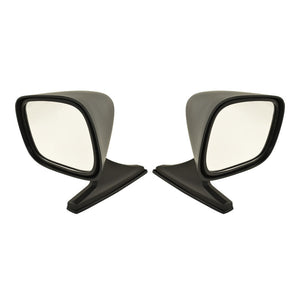 Pair Black Sport Bullet Mirrors - Early Model Cars, Muscle Cars, Cruisers & Utes