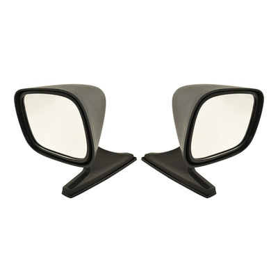 Pair Black Sport Bullet Mirrors - Early Model Cars, Muscle Cars, Cruisers & Utes