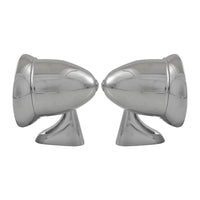 Pair of Door Mirrors, Bullet Head, suits MGB Midget Mini Austin Morris