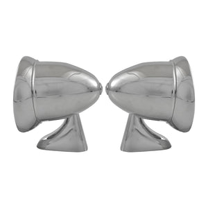 Pair of Door Mirrors, Bullet Head, suits MGB Midget Mini Austin Morris