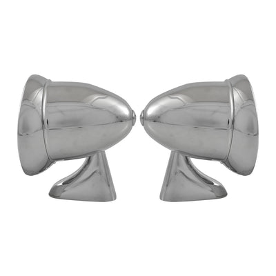 Pair of Door Mirrors, Bullet Head, suits MGB Midget Mini Austin Morris