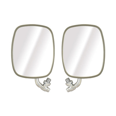 Stainless Steel VW Kombi Door Mirrors, Pair - Bay Window 1968-1979
