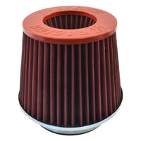 3A Racing Twin Air Filter - Red Top, Red Element, 101mm Neck WS-002