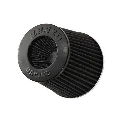 Zenzo Racing 3 Inch 77mm Performance Pod Air Filter Black Top Black Filter