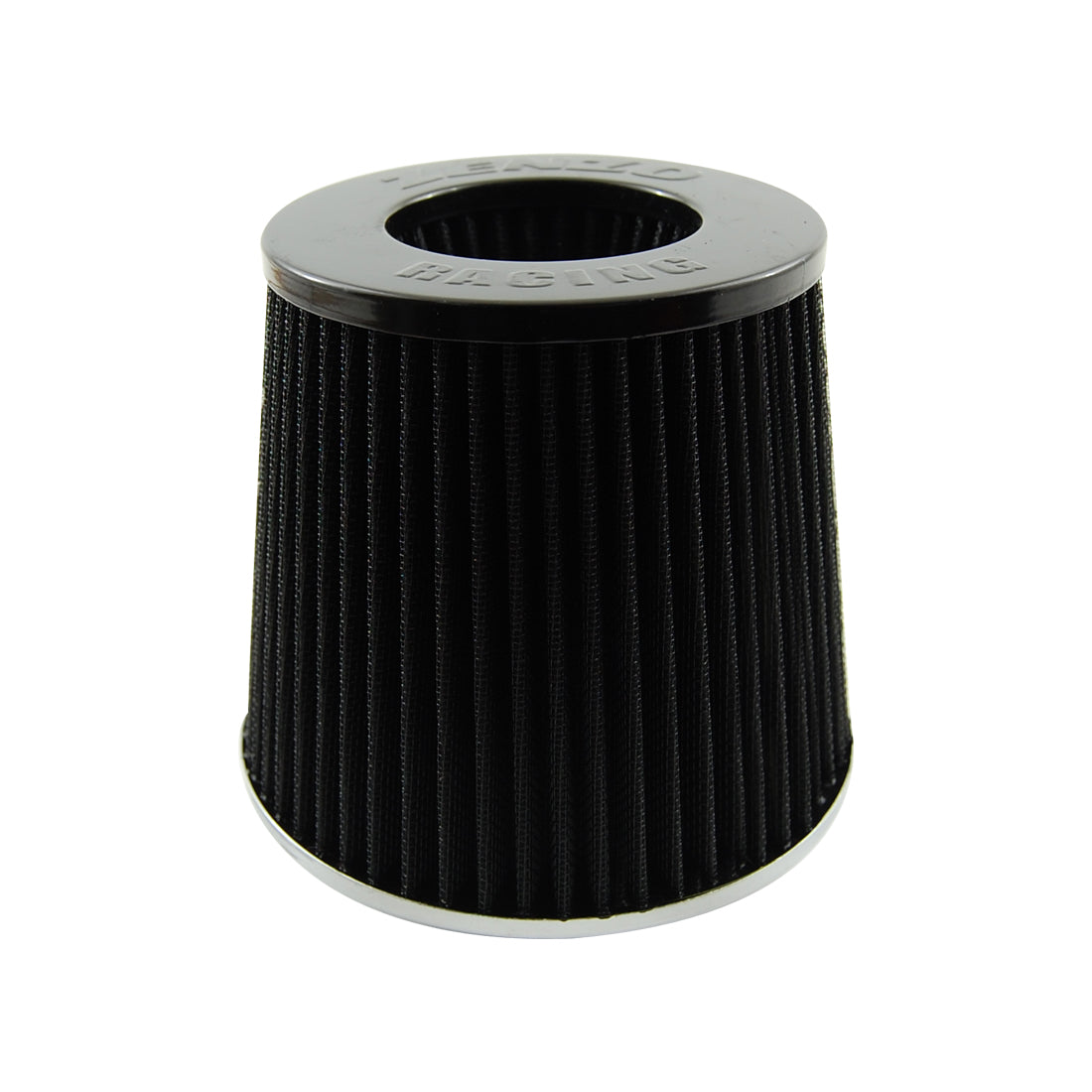 Zenzo Racing 3 Inch 77mm Performance Pod Air Filter Black Top Black Filter