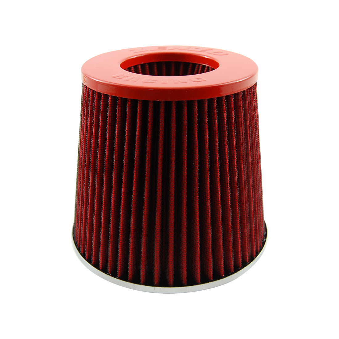 Zenzo Racing 3 Inch 77mm Performance Pod Air Filter Red Top Red Filter