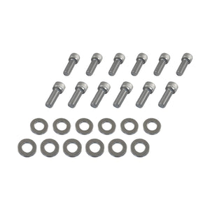 Small Block Chevy Exhaust Header Bolt Kit Stainless Steel SBC 283 327 350 383 400