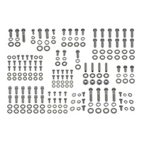 Small Block Chevy Engine Bolt Kit Stainless Steel SBC 283 327 350 383 400 - Long Water Pump