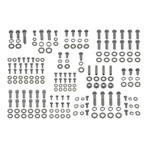 Small Block Chevy Engine Bolt Kit Stainless Steel SBC 283 327 350 383 400 - Long Water Pump