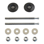 Quick Release Push Button Fastener, Billet Aluminium, 1.25" Head, Black
