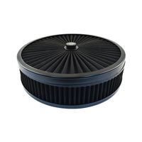 Extreme Air Cleaner Assembly 14” x 3”, Black Air Cleaner Element Filter