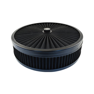 Extreme Air Cleaner Assembly 14” x 3”, Black Air Cleaner Element Filter