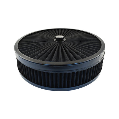 Chrome Air Cleaner STEEL Oval 12" RED WASHABLE FILTER 383 440 318 340 Chrome Air Cleaner STEEL Oval 12" RED WASHABLE FILTER 383 440 318 340