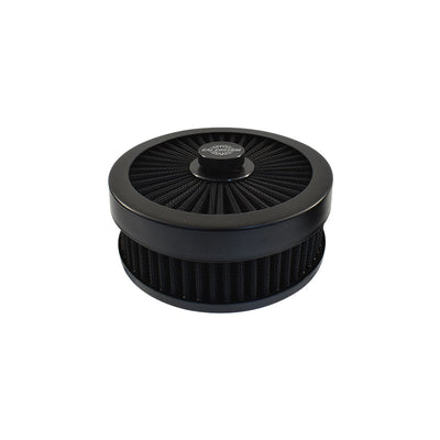 Extreme Air Cleaner Assembly 6-3/8” x 2”, Black Air Cleaner Element Filter