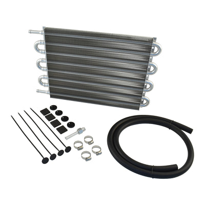 Transmission Oil Cooler Kit, Tube & Fin, 15.5" x 10" x 0.75"