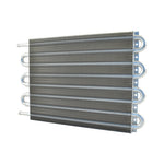 Transmission Oil Cooler Kit, Tube & Fin, 15.5" x 10" x 0.75"