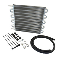 Transmission Oil Cooler Kit, Tube & Fin, 15.5" x 12.5" x 0.75"