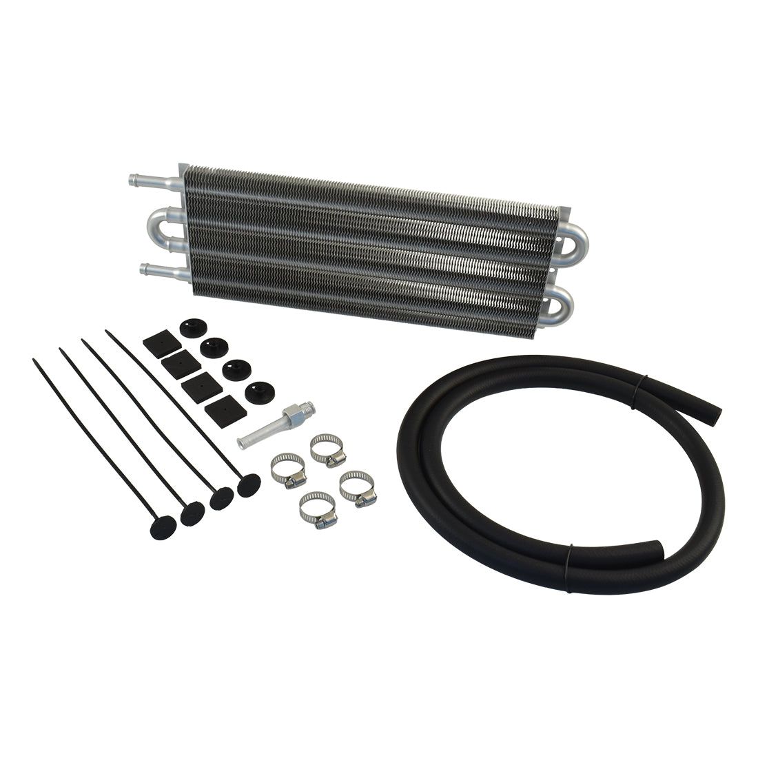 Transmission Oil Cooler Kit, Tube & Fin, 15.5" x 5" x 0.75"