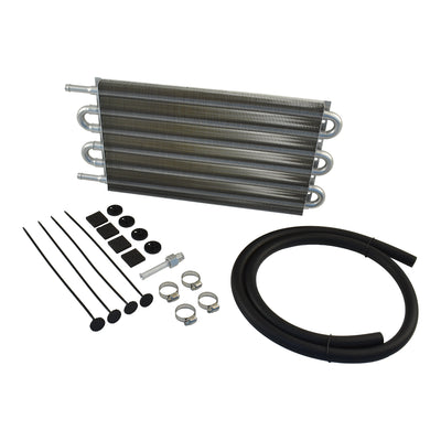 Transmission Oil Cooler Kit, Tube & Fin, 15.5" x 7.5" x 0.75"