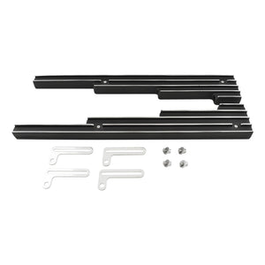 Spark Plug Wire Separators in Black Finned Aluminium