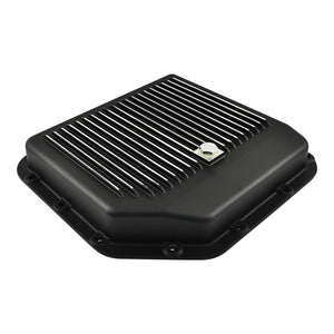 TH350 Automatic Transmission Pan Black Finned Aluminium