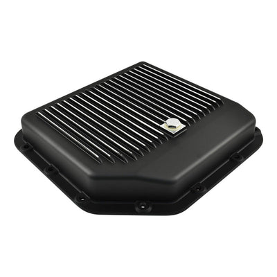 TH350 Automatic Transmission Pan Black Finned Aluminium