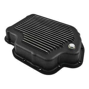 Cal Custom TH400 Automatic Transmission Pan Black Finned Aluminium