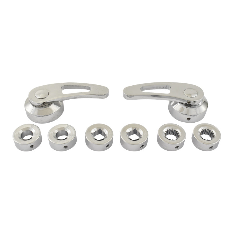 Cal Custom 3" Door Handles Chromed Billet Aluminium suits Ford & GM