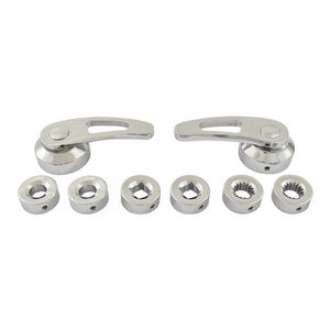 Cal Custom 3" Door Handles Chromed Billet Aluminium suits Ford & GM