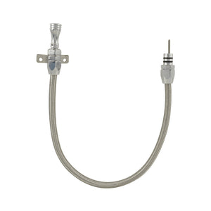 Cal Custom Flexible Transmission Dipstick suits Ford AOD, Firewall Mount