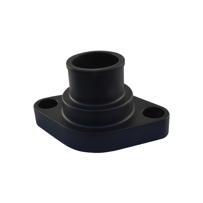 SBC BBC Black Aluminium Straight Up Water Neck Thermostat Housing 327
