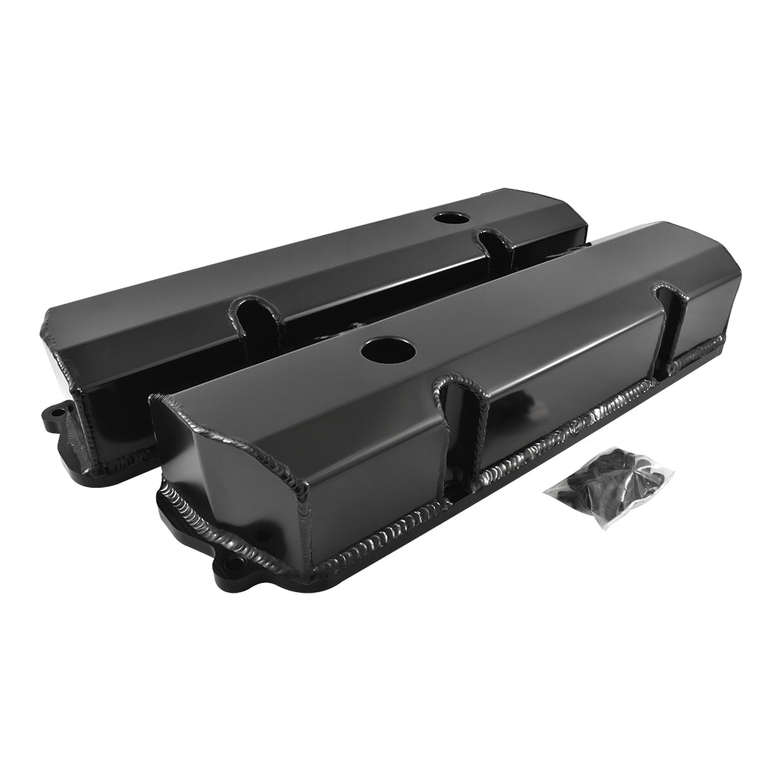Fabricated Black Aluminium Holden 253 308 (pre EFI Heads) Tall Valve Covers