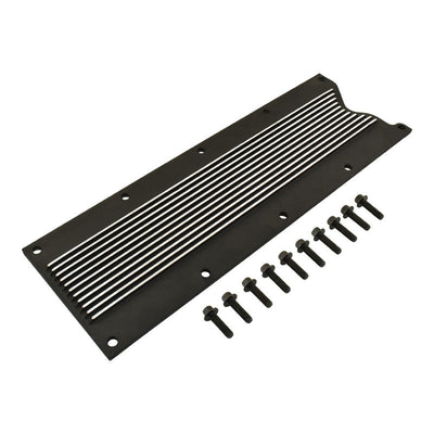 GM LS1 LS6 Engine Valley Cover Black Finned Aluminium