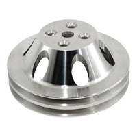 Big Block Chev Aluminium Water Pump Pulley 2 Groove suits Short Water Pump