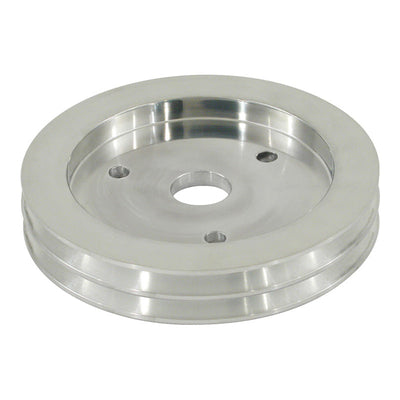 Big Block Chev Aluminium Crankshaft Pulley 2 Groove suits Short Water Pump
