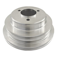 Big Block Chev Aluminium Crankshaft Pulley 3 Groove suits Long Water Pump