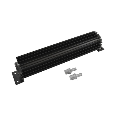 12 Inch Single Pass Finned Aluminium Transmission Oil Cooler, Black