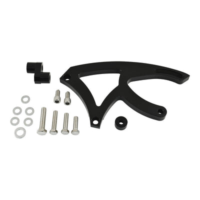 Ford Cleveland 302 351 Black Aluminium Power Steering Bracket suits Saginaw Pump