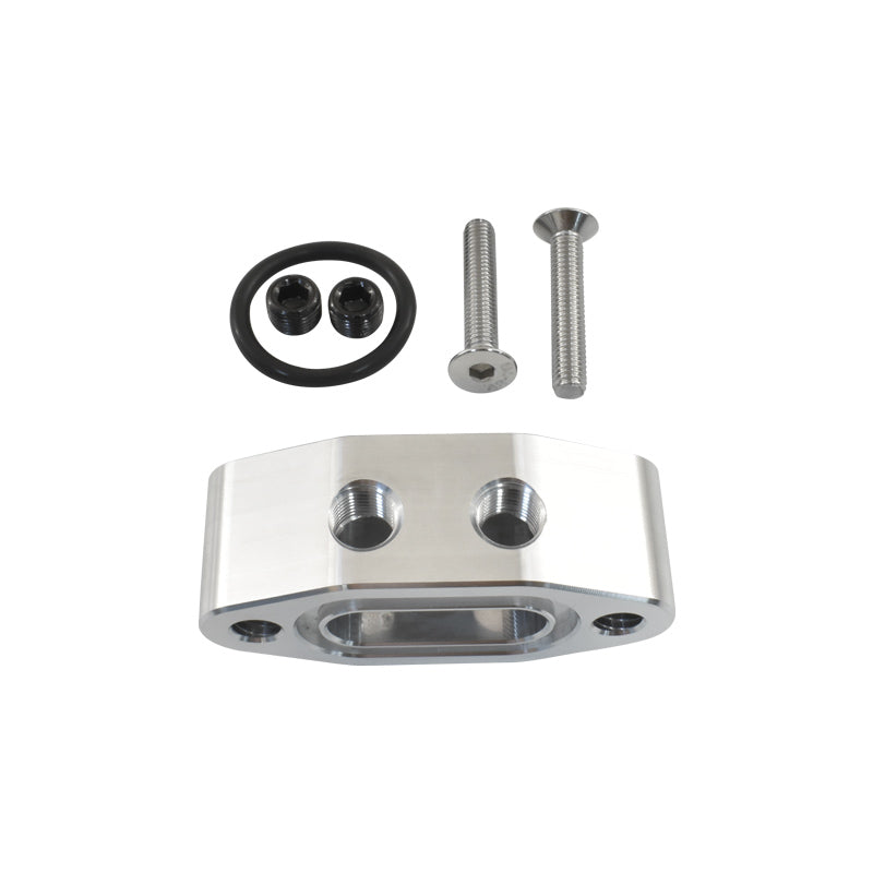 LS Oil Pressure Sensor Adaptor Port & Dual 1/8 NPT Out LS1 LSX LS2 LS3