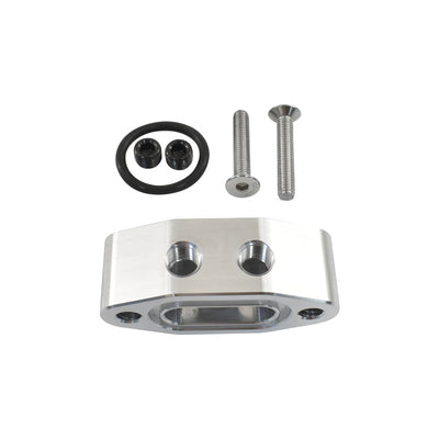 LS Oil Pressure Sensor Adaptor Port & Dual 1/8 NPT Out LS1 LSX LS2 LS3