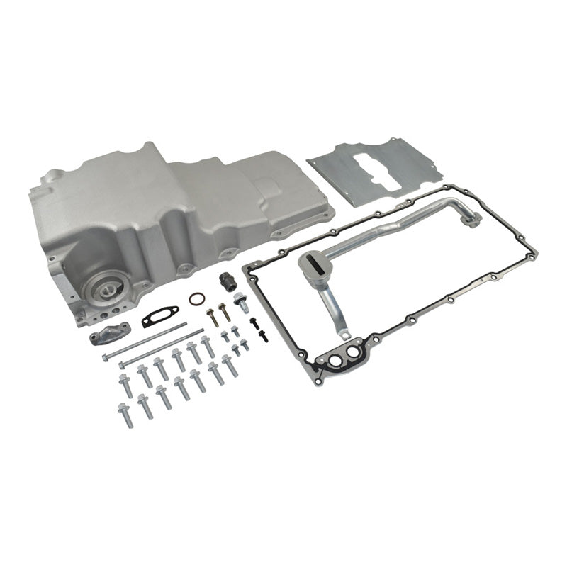 GM LS Low Profile Oil Pan Sump Cast Aluminium Raw Finish