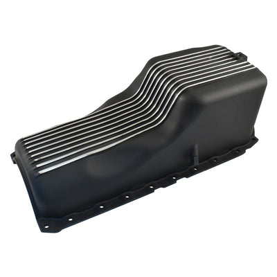 BB Chev 1991+ Gen.5 Black Finned Aluminium Oil Pan Sump, 454 502 572