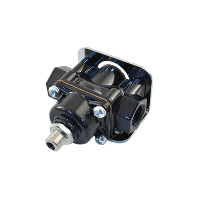 Cal Custom Holley Style 1 to 4 PSI Adjustable Fuel Pressure Regulator Black